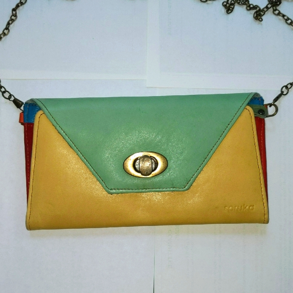 Soruka Secret Clutch Purse Leather Bag Wallet